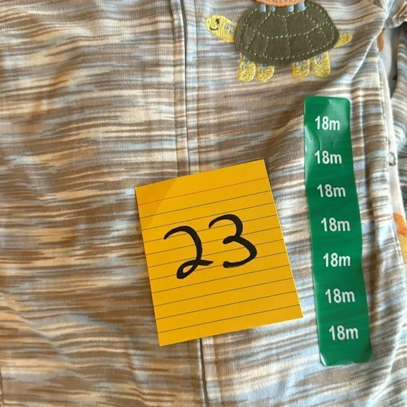 Kids Headquarters Kids' 2-pack Cotton Sleepers, Safari - Picture 8 of 10